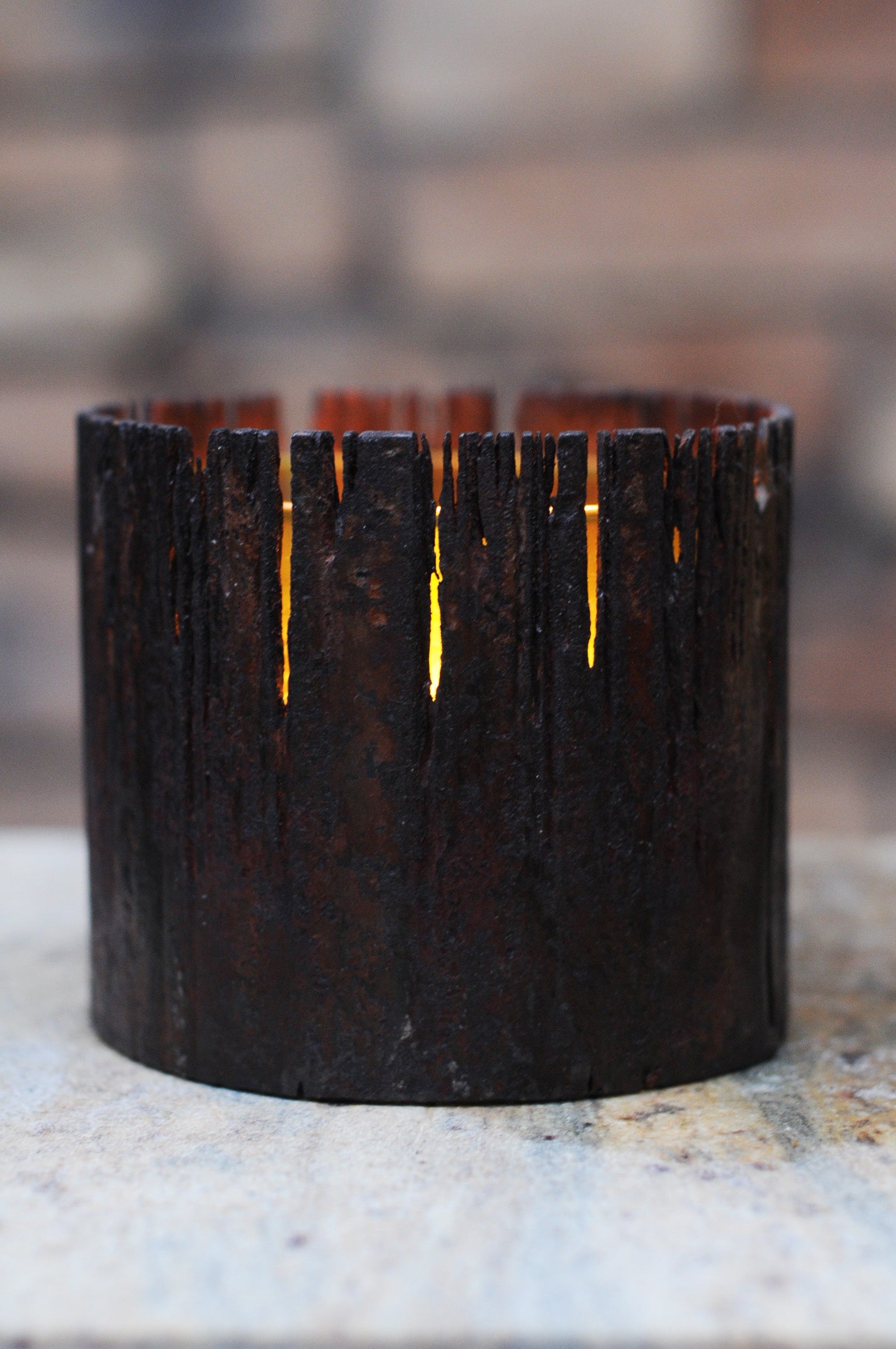 Steel Aspen Candle Ring