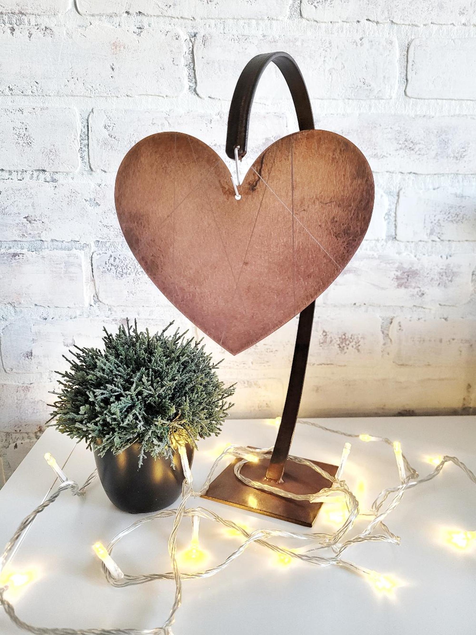 Heart Ornament with Stand